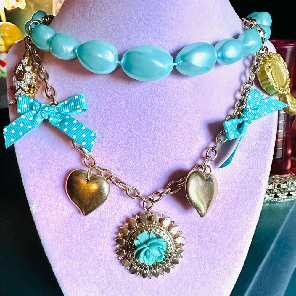 two layered handmade necklace
